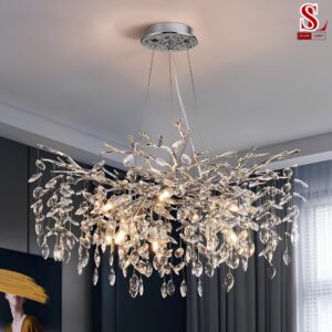 Đèn chùm pha lê cành cây cao cấp fl1036