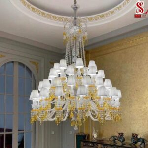 Đèn chùm pha lê phòng khách fl1017