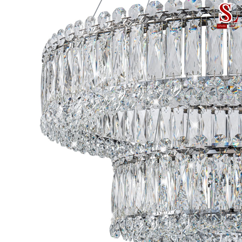 Đèn chùm thả trần pha lê hình vòng 2 lớp fl1041 Đèn chùm thả trần pha lê hình vòng 2 lớp fl1041 - Ảnh 5